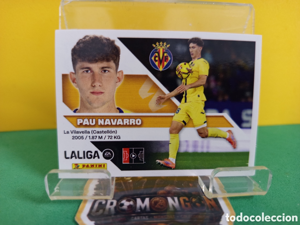 Cartes &agrave; collectionner de Football: ❇️ CROMO ⚽ 6A.- PAU NAVARRO (VILLARREAL) - COLECCIONES ESTE 2026/27 (PANINI) ❇️