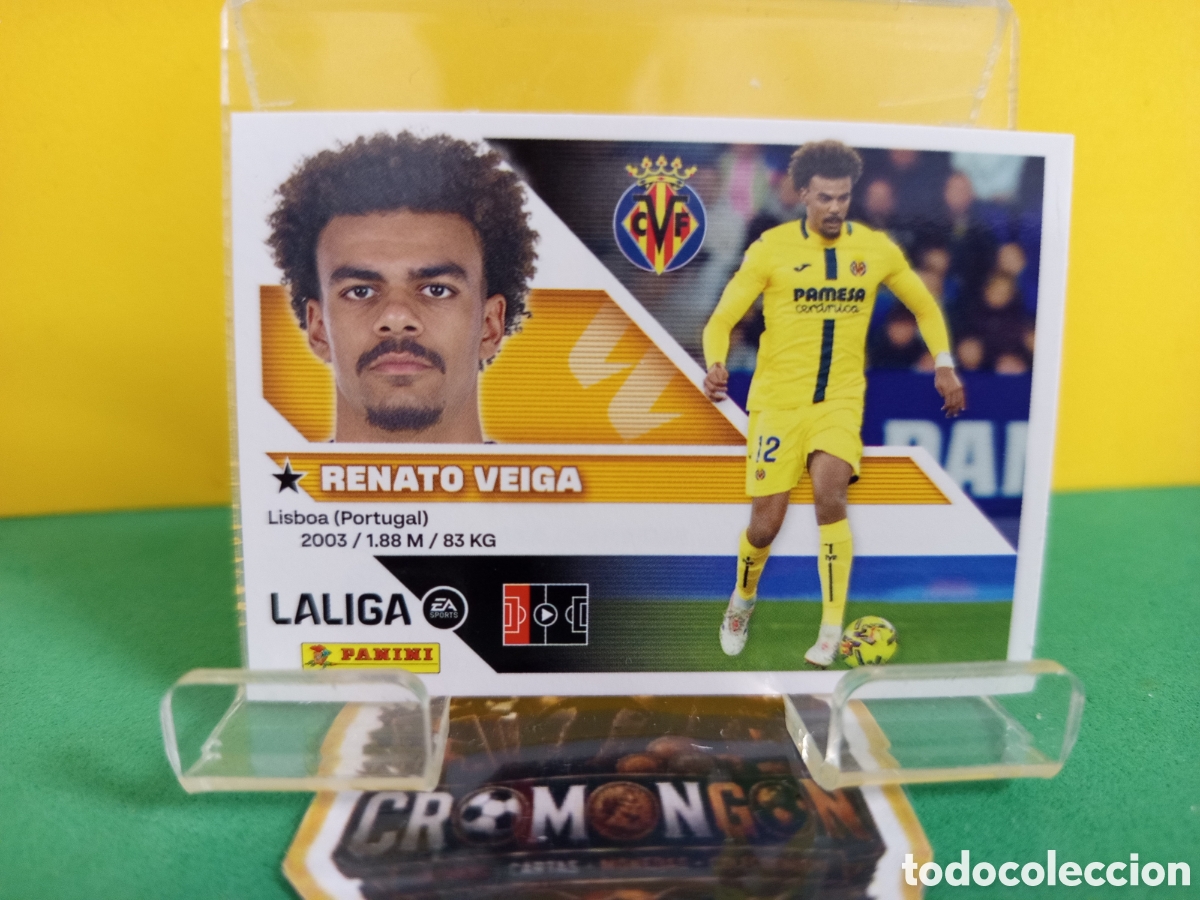 Cartes &agrave; collectionner de Football: ❇️ CROMO ⚽ 9.- RENATO VEIGA (VILLARREAL) - COLECCIONES ESTE 2026/27 (PANINI) ❇️