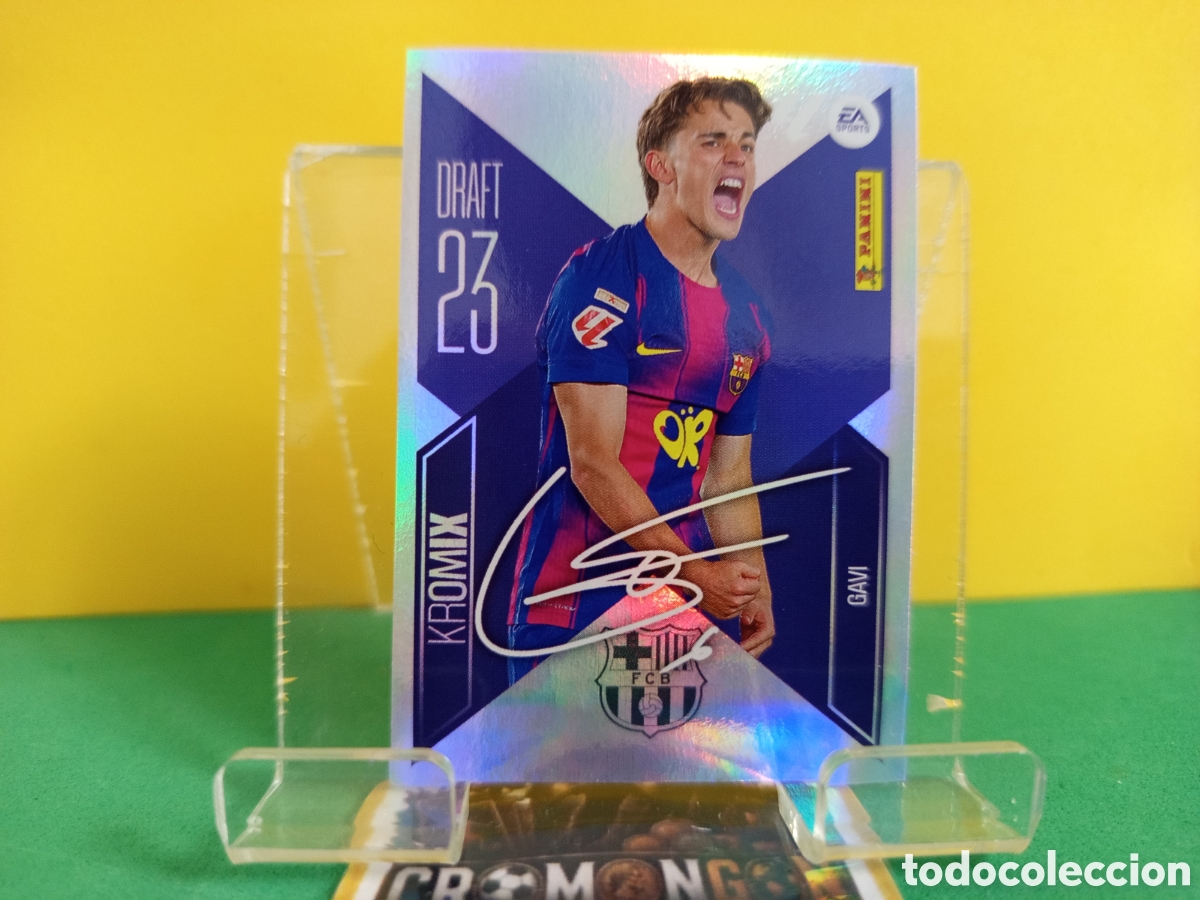 Cromos de f&uacute;tbol: ❇️ CROMO ⚽ 8.- GAVI -DRAFT 23 KROMIX- (BARCELONA) - COLECCIONES ESTE 2026/27 (PANINI) ❇️