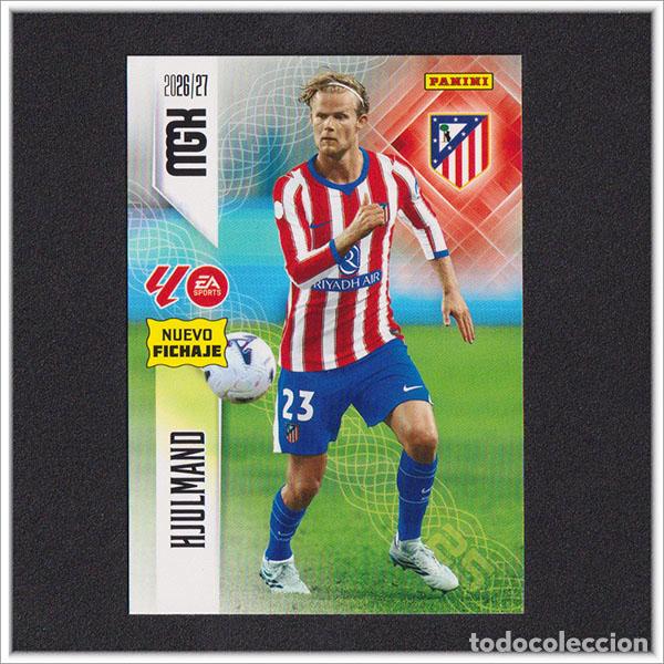 Cromos de f&uacute;tbol: MEGACRACKS 2026 2027 26 27 PANINI HJULMAND 469 FICHAJE ATL&Eacute;TICO MADRID COLECCI&Oacute;N LIGA MGK 2&ordf; ED