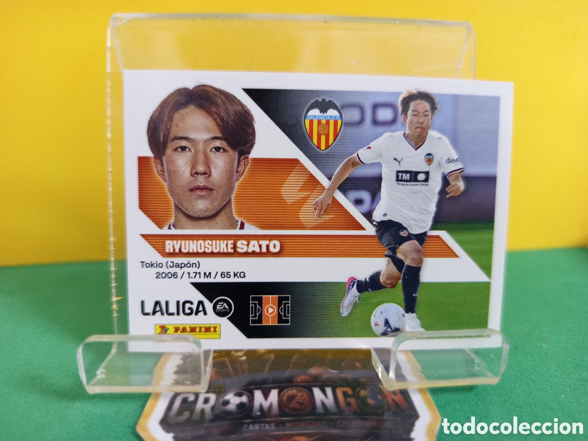Cromos de f&uacute;tbol: ❇️ CROMO ⚽ SATO -ULTIMO FICHAJE N&ordm; 14 - (VALENCIA) - COLECCIONES ESTE 2026/27 (PANINI) ❇️