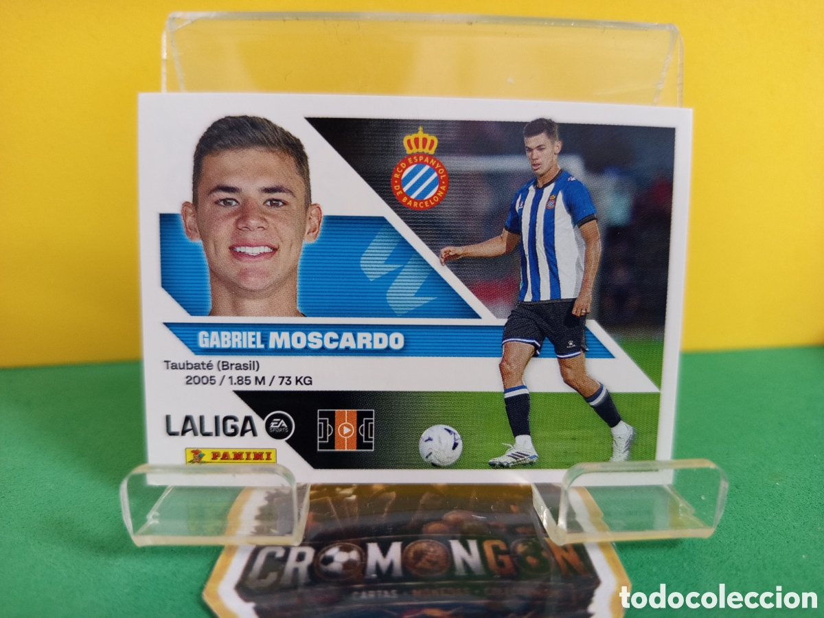 Cromos de f&uacute;tbol: ❇️ CROMO ⚽ MOSCARD&Oacute; -ULTIMO FICHAJE N&ordm; 16 - (ESPANYOL) - COLECCIONES ESTE 2026/27 (PANINI) ❇️
