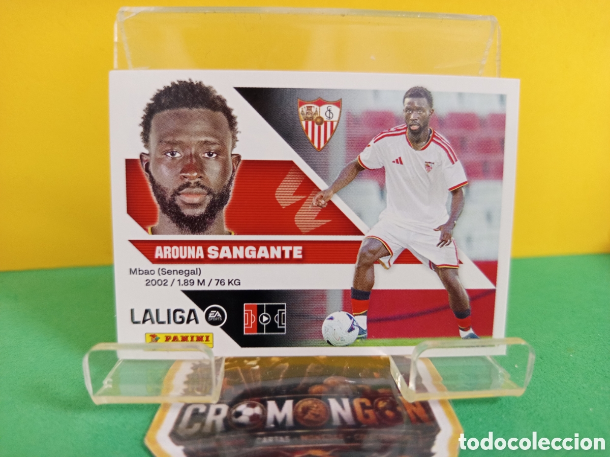 Cromos de f&uacute;tbol: ❇️ CROMO ⚽ SANGANTE -ULTIMO FICHAJE N&ordm; 17 - (SEVILLA) - COLECCIONES ESTE 2026/27 (PANINI) ❇️