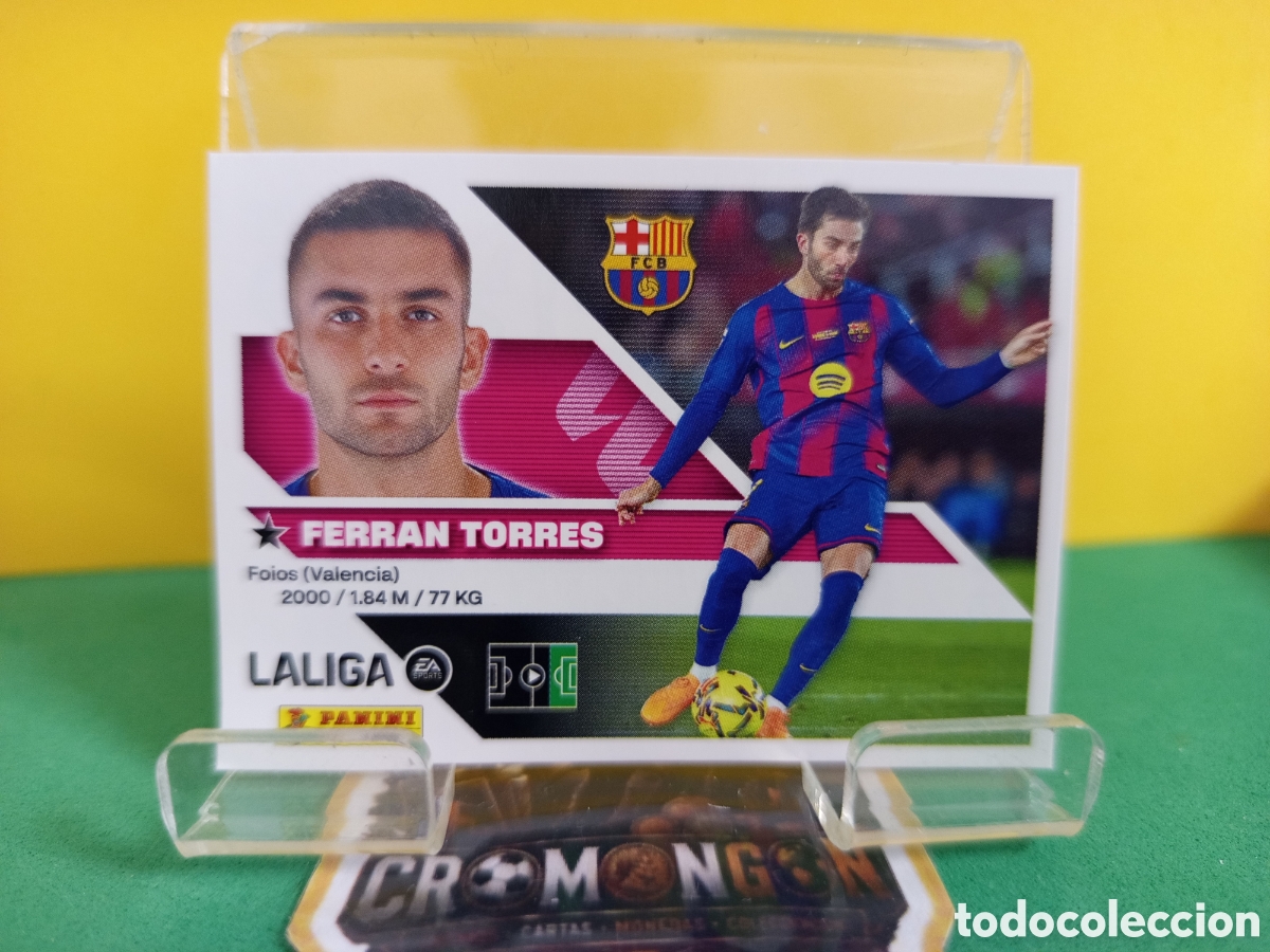 Cromos de f&uacute;tbol: ❇️ CROMO ⚽ 18.- FERRAN TORRES (BARCELONA) - COLECCIONES ESTE 2026/27 (PANINI) ❇️