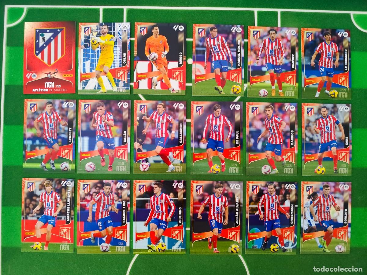 Cromos de f&uacute;tbol: Equipo Atl&eacute;tico de Madrid Megacracks 2025/26 MGK 25/26