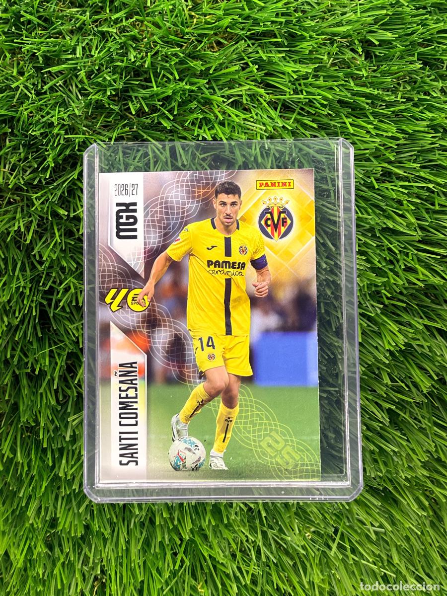 Cromos de f&uacute;tbol: N&ordm; 370 Santi Comesa&ntilde;a Villarreal CF Megacracks 26 27