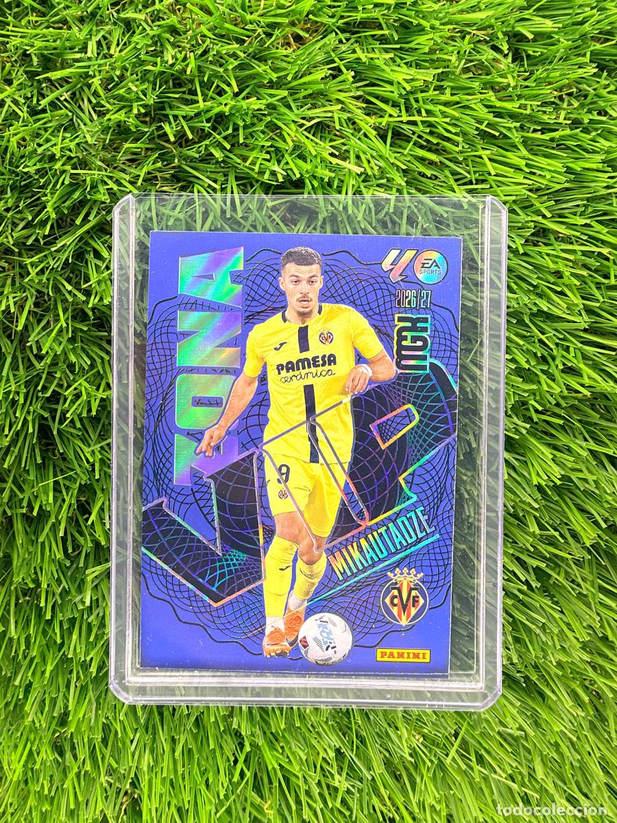 Cromos de f&uacute;tbol: N&ordm; 402 Mikautadze Zona Vip Villarreal CF Megacracks 26 27