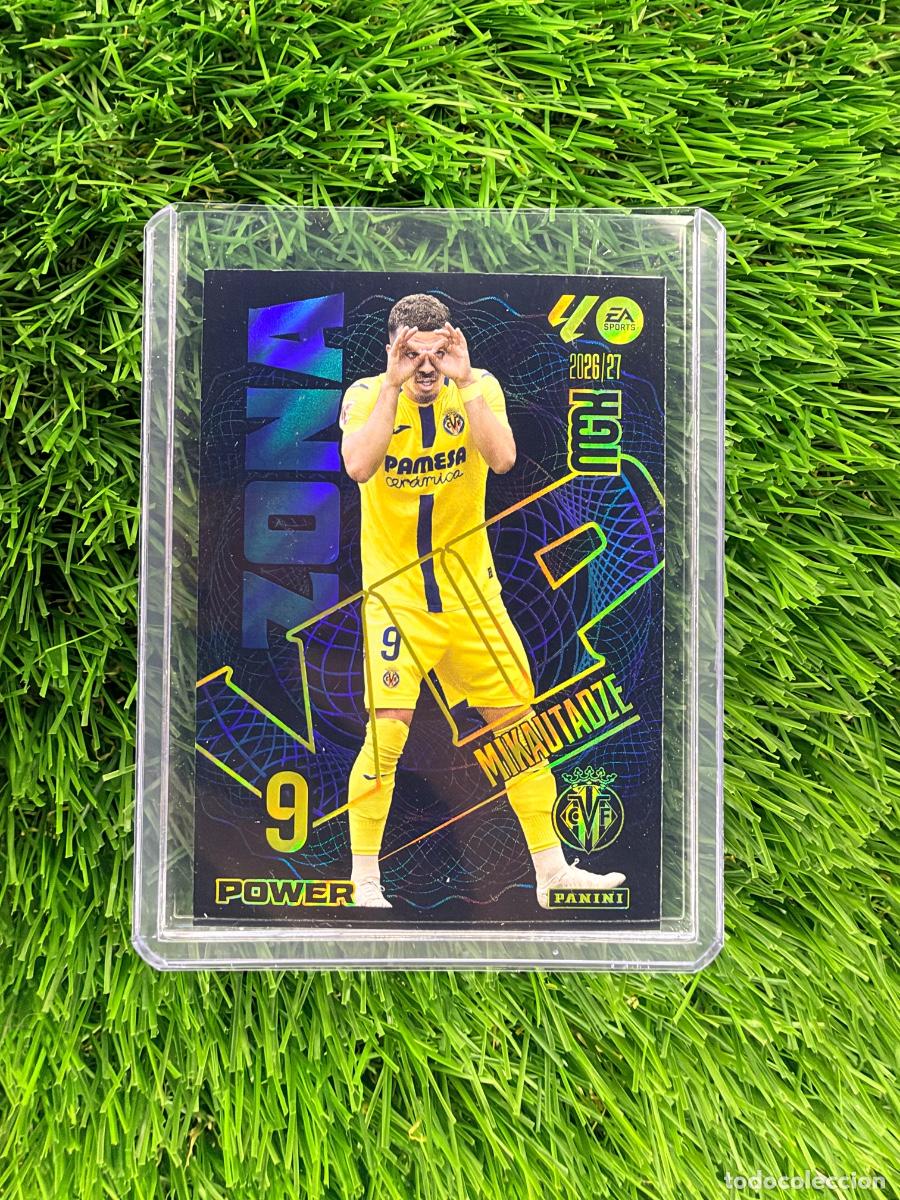 Cromos de f&uacute;tbol: N&ordm; 402P Mikautadze Zona Vip Power Villarreal CF Megacracks 26 27