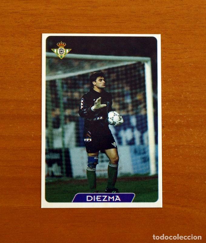 Cromos de f&uacute;tbol: Real Betis -N&ordm; 40 Diezma -Las Fichas de la Liga 95-96-1995-1996 -Mundicromo Sport