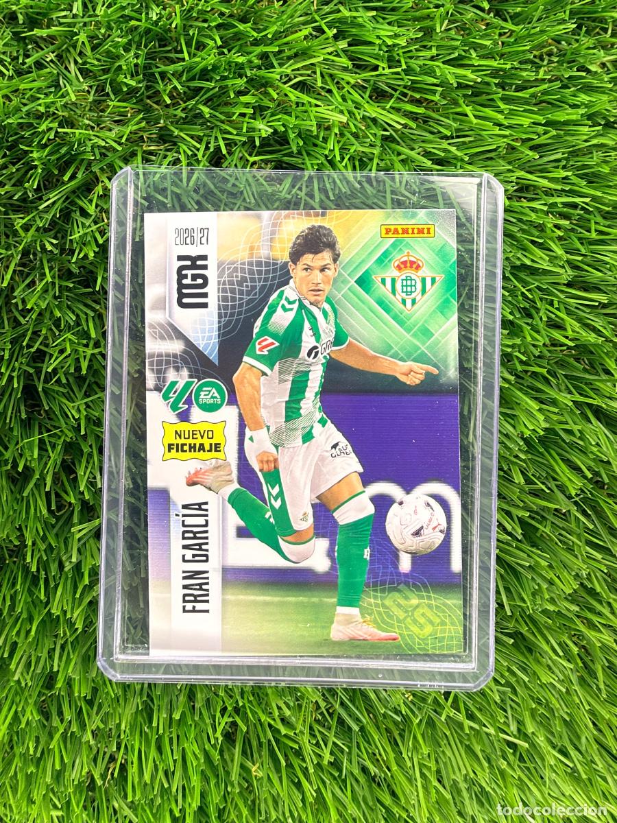 Cromos de f&uacute;tbol: N&ordm; 455 Fran Garc&iacute;a Nuevos Fichajes Real Betis Megacracks 26 27