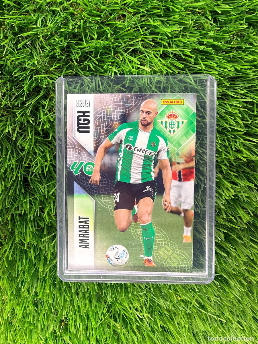 Cromos de f&uacute;tbol: N&ordm; 100 Amrabat Real Betis Megacracks 26 27