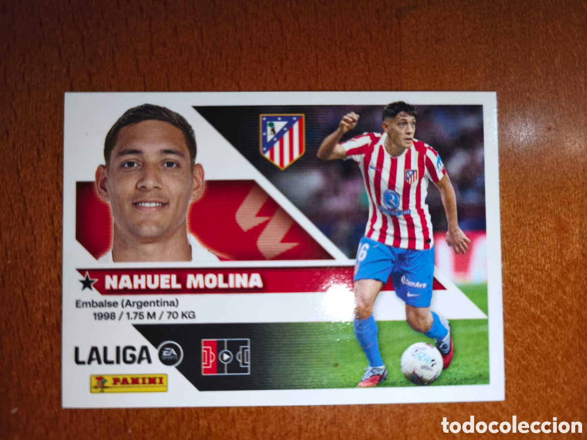 Cromos de Futebol: Nahuel Molina n&deg;6 liga este 26/27 Atl&eacute;tico De Madrid