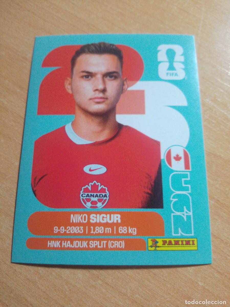 Cromos de f&uacute;tbol: SIGUR CANAD&Aacute; CAN 16 MUNDIAL FIFA WORLD CUP 2026 26 PANINI STICKERS NUEVO