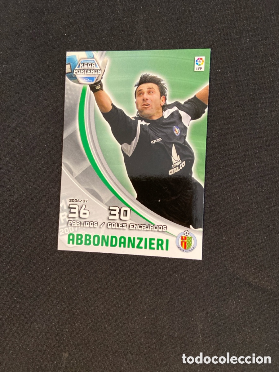 Cromos de f&uacute;tbol: ABBONDANZIERI 391 PORTEROS (GETAFE)