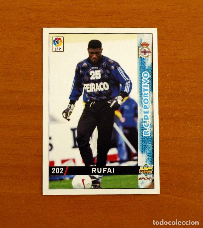 Cromos de f&uacute;tbol: Deportivo La Coru&ntilde;a - N&ordm; 202 Rufai - Mundicromo Las Fichas de la Liga 1998-1999-98-99