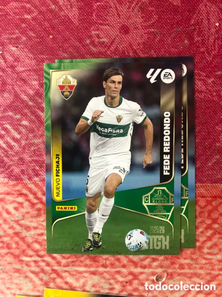 Cromos de f&uacute;tbol: 492 FEDE REDONDO NUEVO FICHAJE ELCHE MEGACRACKS 2025 2026 PANINI 25 26