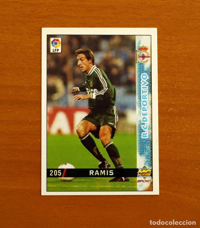 Cromos de f&uacute;tbol: Deportivo La Coru&ntilde;a - N&ordm; 205 Ramis - Mundicromo Las Fichas de la Liga 1998-1999-98-99