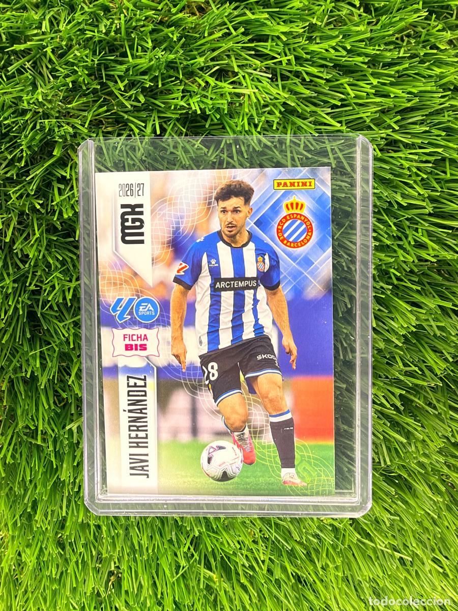 Cromos de f&uacute;tbol: N&ordm; 175BIS Javi Hern&aacute;ndez Fichas Bis RCD Espanyol Megacracks 26 27