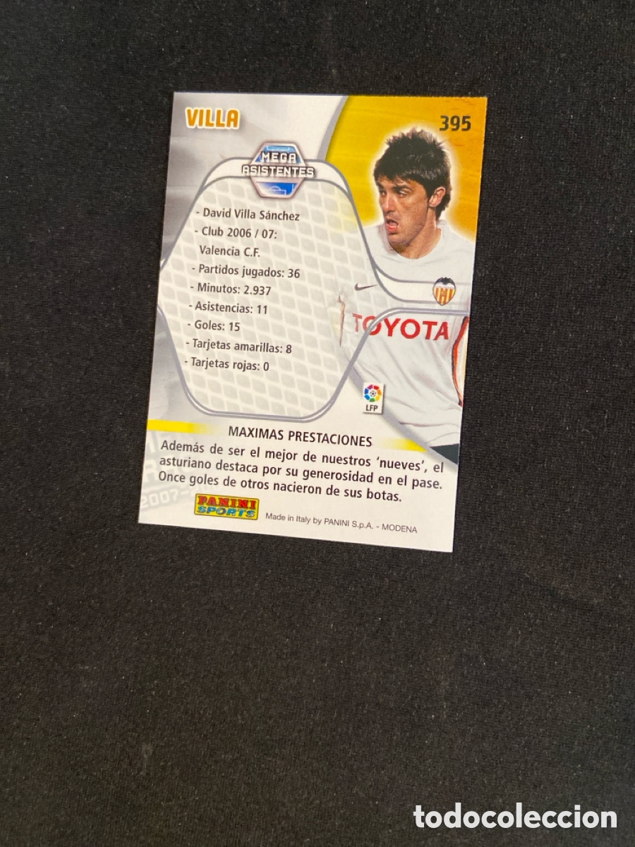 Cromos de f&uacute;tbol: VILLA 395 ASISTENTES (VALENCIA) - Foto 2