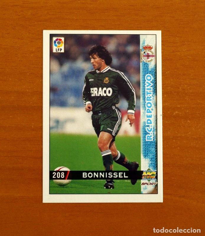 Cromos de f&uacute;tbol: Deportivo La Coru&ntilde;a - N&ordm; 208 Bonnissel - Mundicromo Las Fichas de la Liga 1998-1999-98-99