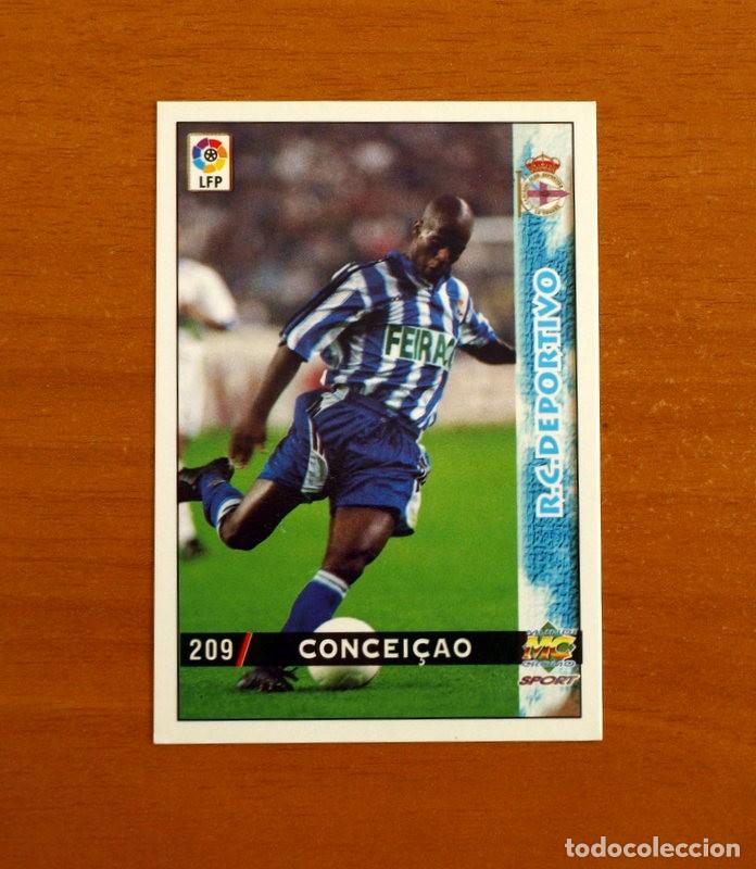 Cromos de f&uacute;tbol: Deportivo La Coru&ntilde;a - N&ordm; 209 Concei&ccedil;ao - Mundicromo Las Fichas de la Liga 1998-1999-98-99