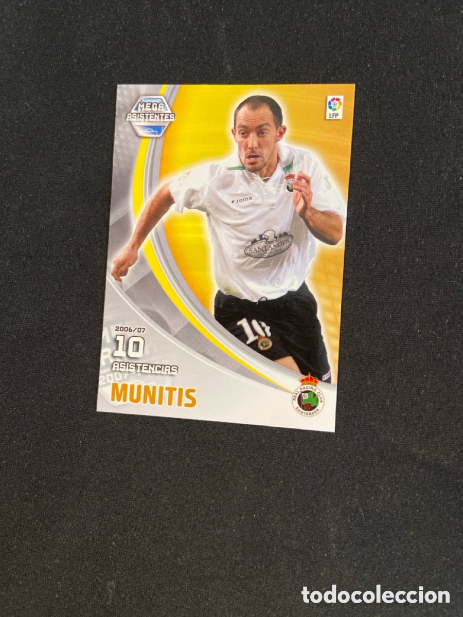 Cromos de f&uacute;tbol: MUNITIS 396 ASISTENTES (RACING SANTANDER) - Foto 1