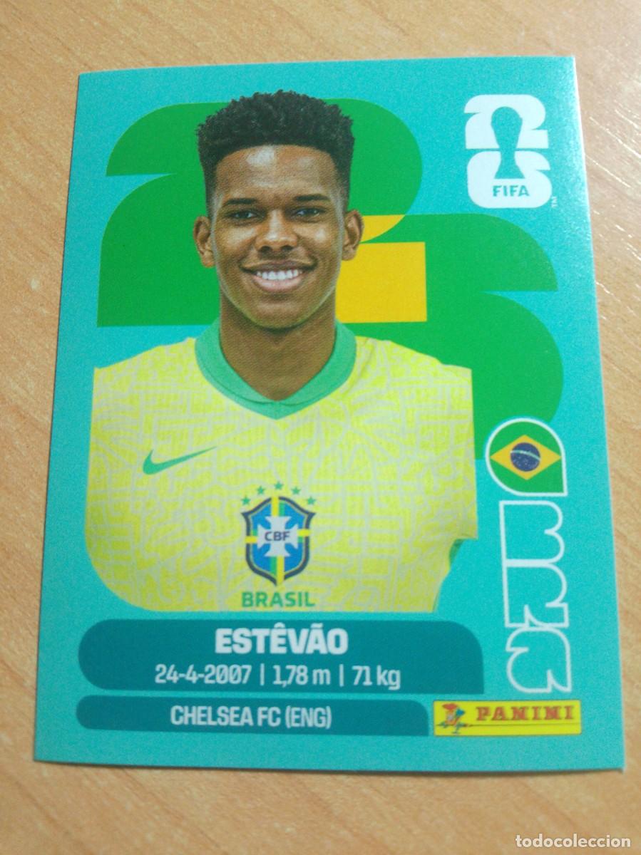 Cromos de f&uacute;tbol: EST&Eacute;V&Atilde;O BRASIL BRA 20 FIFA MUNDIAL 2026 WORLD CUP NUEVO
