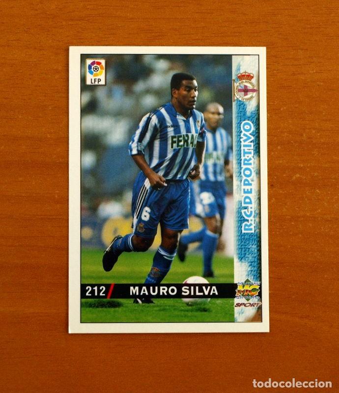 Cromos de f&uacute;tbol: Deportivo La Coru&ntilde;a - N&ordm; 212 Mauro Silva - Mundicromo Las Fichas de la Liga 1998-1999-98-99