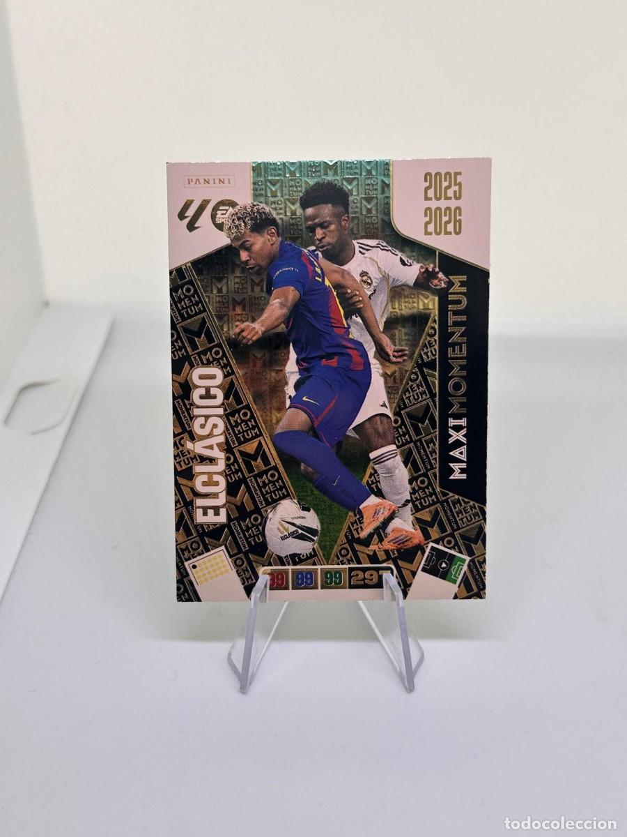 Cromos de f&uacute;tbol: Lamine Yamal Vinicius Clasico Panini Adrenalyn Fifa 365 Momentum 2025 26
