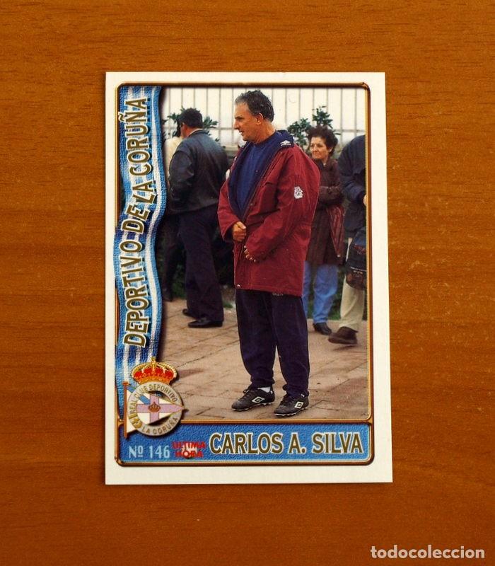 Cromos de f&uacute;tbol: Deportivo Coru&ntilde;a-146 Carlos Silva Entrenador UH-Mundicromo Las Fichas Liga de F&uacute;tbol 1996-1997-96-97