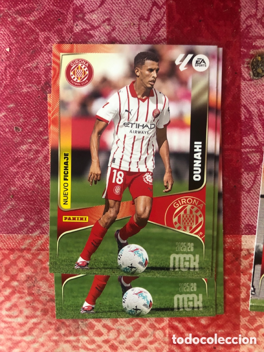 Cromos de f&uacute;tbol: 486 OUNAHI GIRONA FC NUEVO FICHAJE FICHAS ALBUM MEGACRACKS 2025 2026 MGK 25 26