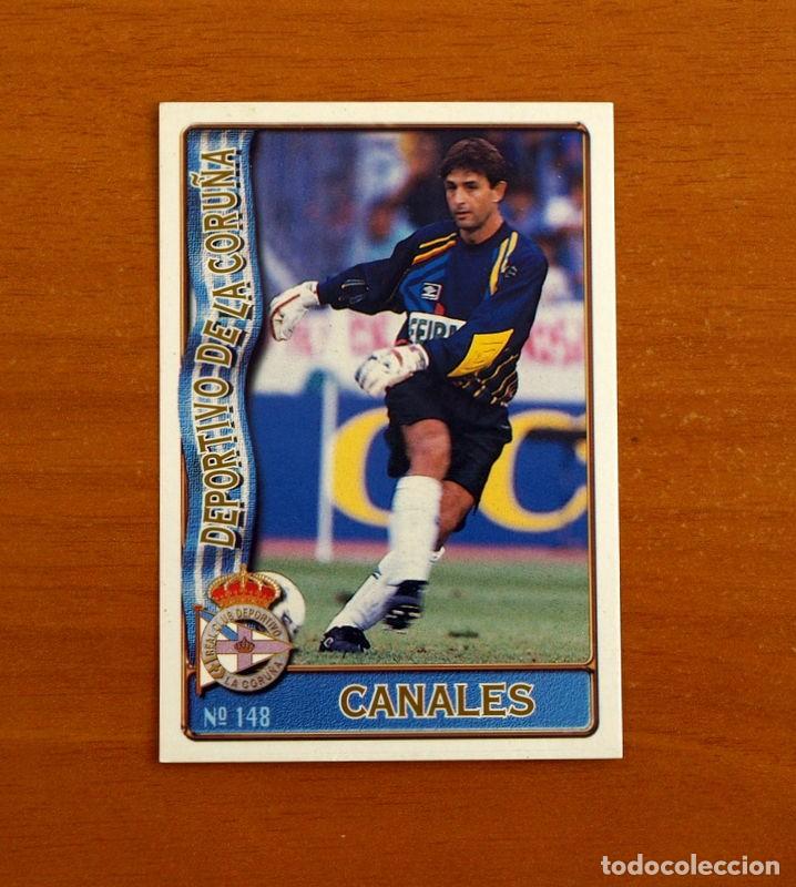 Cromos de f&uacute;tbol: Deportivo Coru&ntilde;a -N&ordm; 148 Canales -Mundicromo Las Fichas de la Liga de F&uacute;tbol 1996-1997-96-97