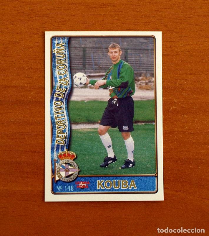 Cromos de f&uacute;tbol: Deportivo Coru&ntilde;a-N&ordm; 148 Kouba &Uacute;ltima Hora-Mundicromo Las Fichas de la Liga de F&uacute;tbol 1996-1997-96-97