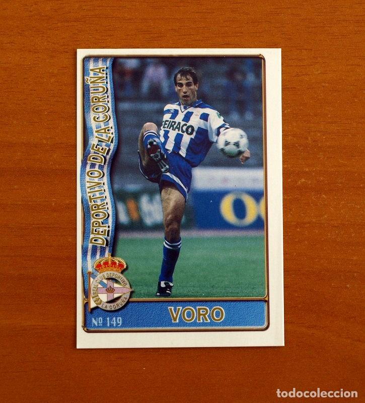 Cromos de f&uacute;tbol: Deportivo Coru&ntilde;a -N&ordm; 149 Voro -Mundicromo Las Fichas de la Liga de F&uacute;tbol 1996-1997-96-97