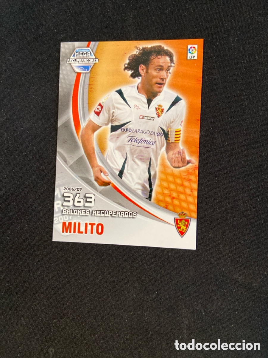 Cromos de f&uacute;tbol: MILITO 397 RECUPERACIONES (ZARAGOZA)