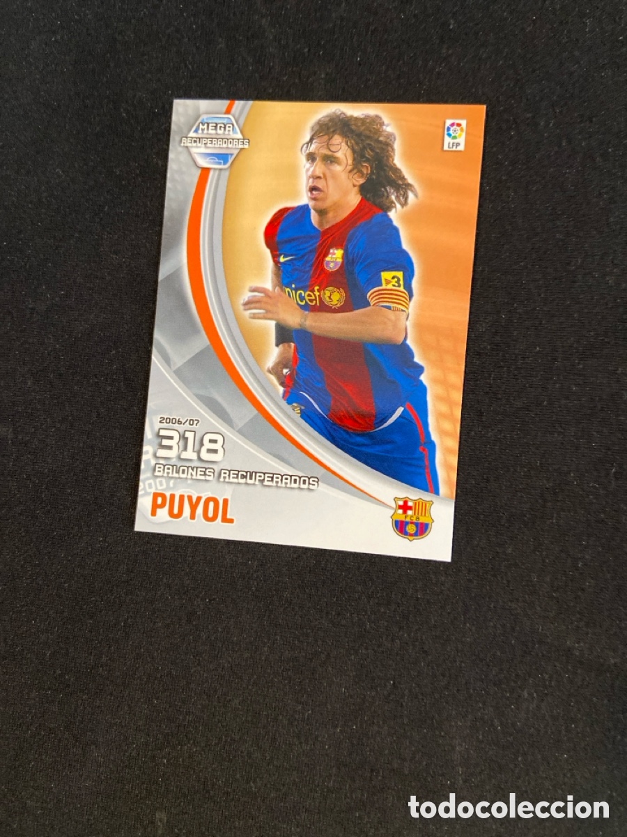 Cromos de f&uacute;tbol: PUYOL 399 RECUPERACIONES (BARCELONA)