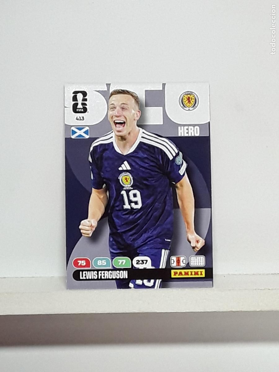 Cromos de f&uacute;tbol: ADRENALYN MUNDIAL 2026 WORLD CUP 26 ALBUM PANINI N 413 ESCOCIA LEWIS FERGUSON