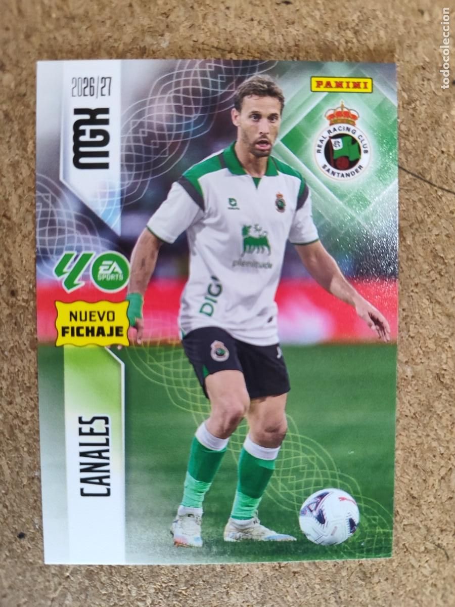 Cromos de f&uacute;tbol: MEGACRACKS 2026/27 2&ordf; EDICION CARD NUEVO FICHAJE CANALES RACING DE SANTANDER # 460 PANINI