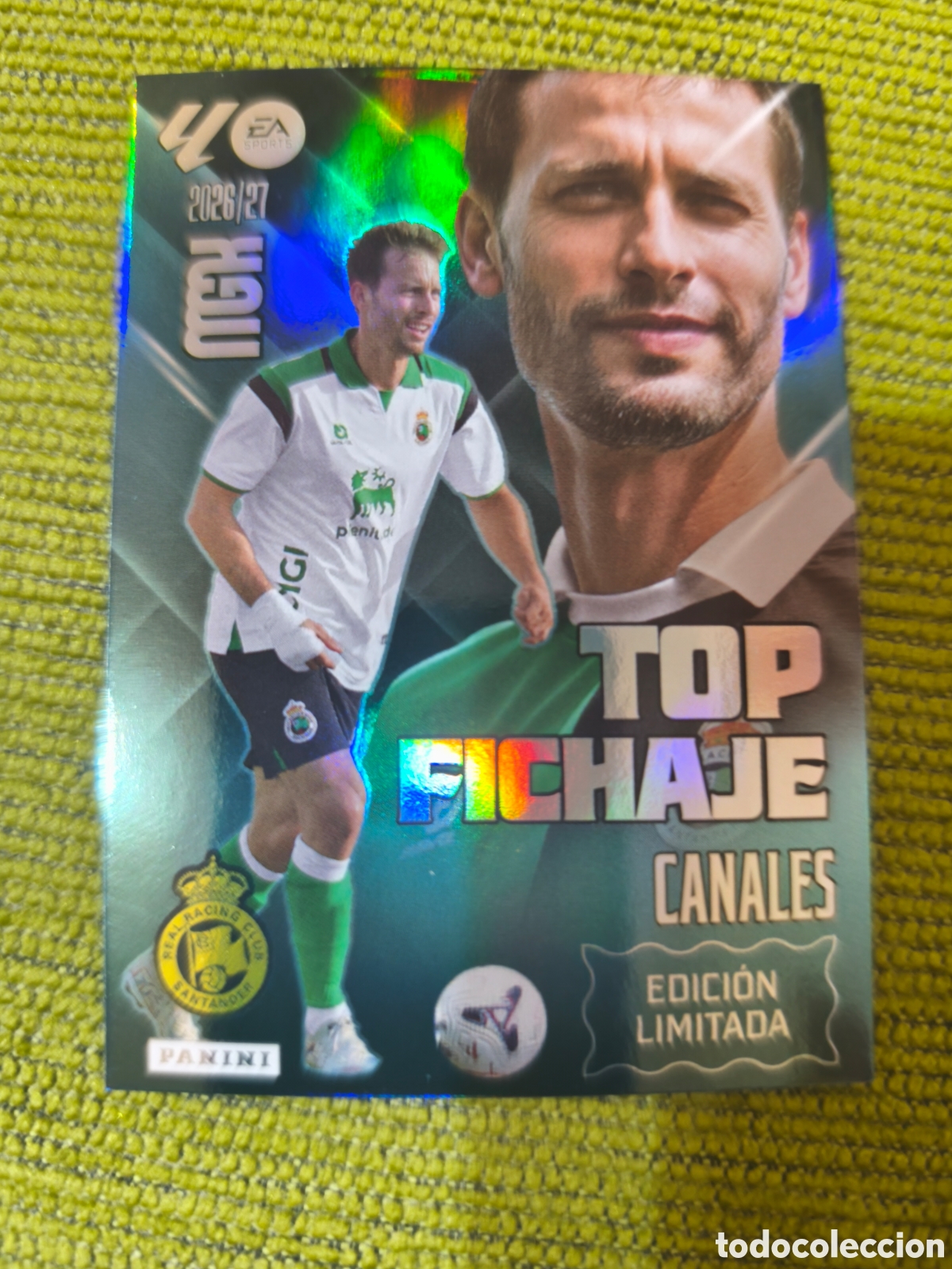 Figurine di Calcio: CANALES RACING DE SANTANDER TOP FICHAJE EDICI&Oacute;N LIMITADA MEGACRACKS 2026/27
