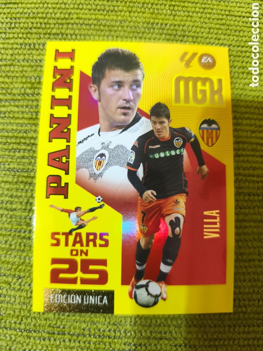 Cromos de f&uacute;tbol: VILLA VALENCIA CF STARS ON 25 EDICI&Oacute;N &Uacute;NICA MEGACRACKS 2026/27