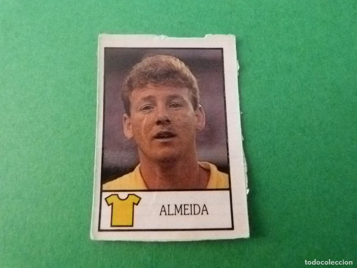Cromos de f&uacute;tbol: CROMO FUTBOL ALMEIDA U.D.LAS PALMAS RECORTADO N&ordm; 194 LIGA BOLLYCAO 1987-1988/87-88