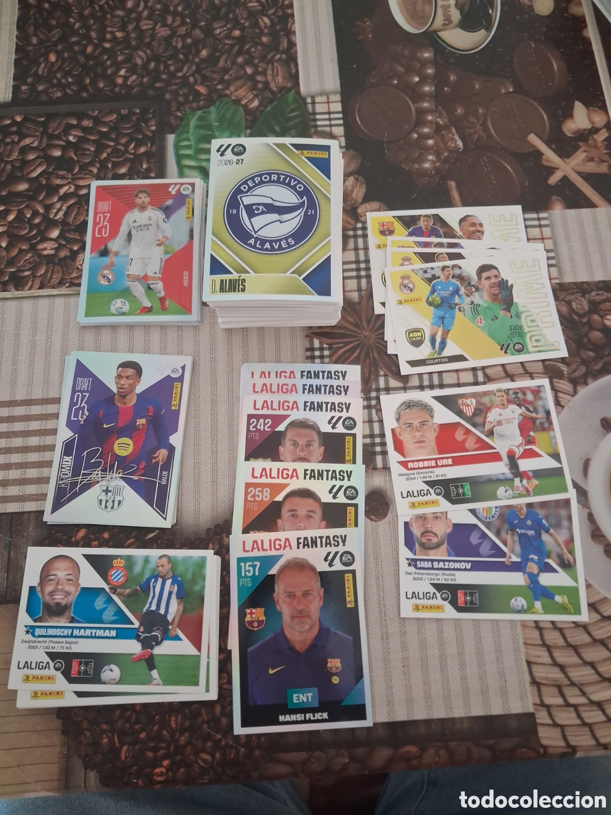 Cromos de f&uacute;tbol: Liga este 26 27 lote de 263 cromos diferentes con 1,2 y 3 edici&oacute;n leer descripci&oacute;n