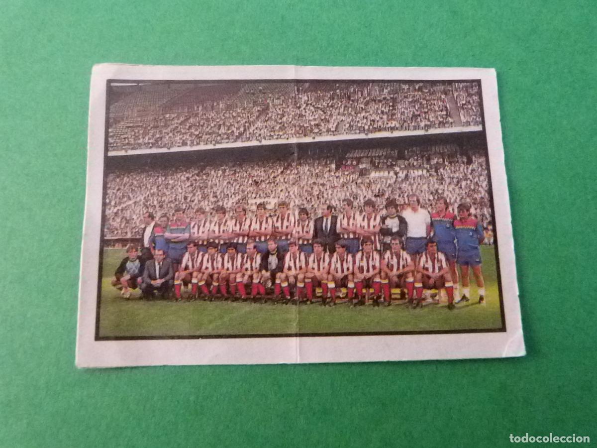 Cromos de f&uacute;tbol: CROMO FUTBOL ALINEACION ATLETICO DE MADRID RECORTADO N&ordm; 18 LIGA BOLLYCAO 1987-1988/87-88