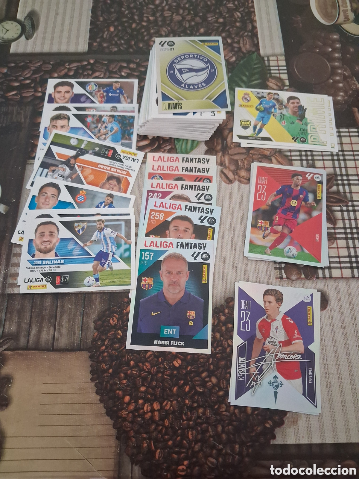 Cromos de f&uacute;tbol: Liga este 26 27 lote de 128 cromos diferentes leer descripci&oacute;n