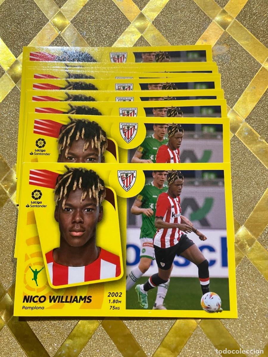 Cartes &agrave; collectionner de Football: CROMOS FUTBOL NUMERO 26 NICO WILLIAMS ROOKIE 50 CROMOS ATHLETIC BILBAO LIGA ESTE 2021 2022 PANINI !