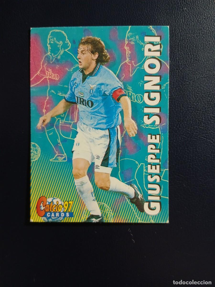 Cromos de f&uacute;tbol: 103 Signori - Lazio - Calcio Cards 97 - Panini - Calciatori 1996 1997