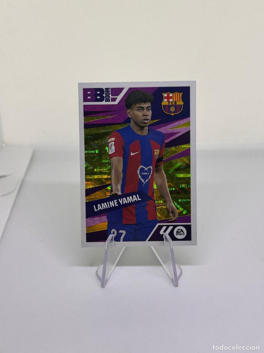 Cromos de f&uacute;tbol: Lamine Yamal 13 FC Barcelona Panini Liga Este Boom 2024 25