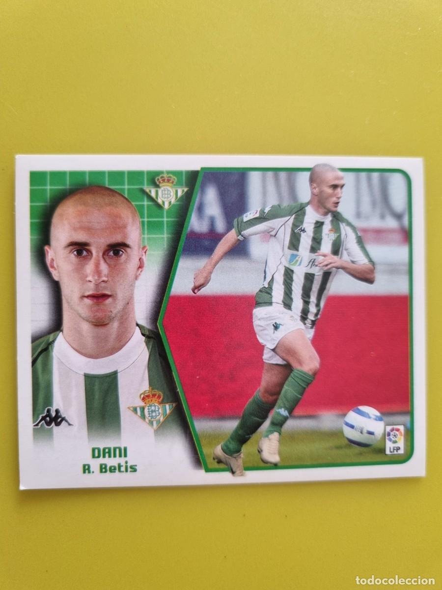 Cromos de f&uacute;tbol: LIGA ESTE 05 06 2005 2006 NUNCA PEGADO SIN PEGAR DANI REAL BETIS AR926