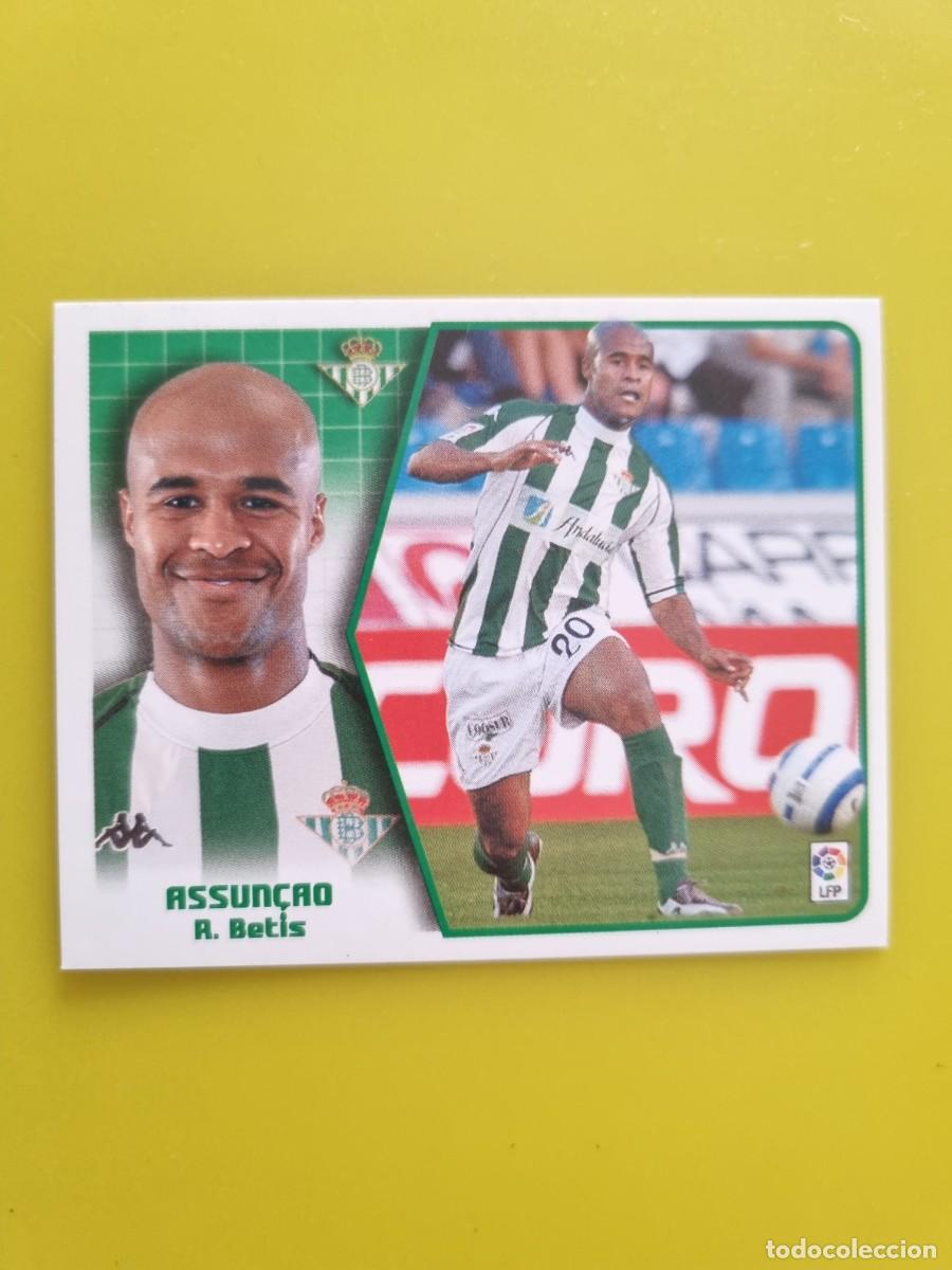 Cromos de f&uacute;tbol: LIGA ESTE 05 06 2005 2006 NUNCA PEGADO SIN PEGAR ASSUNCAO REAL BETIS AR926