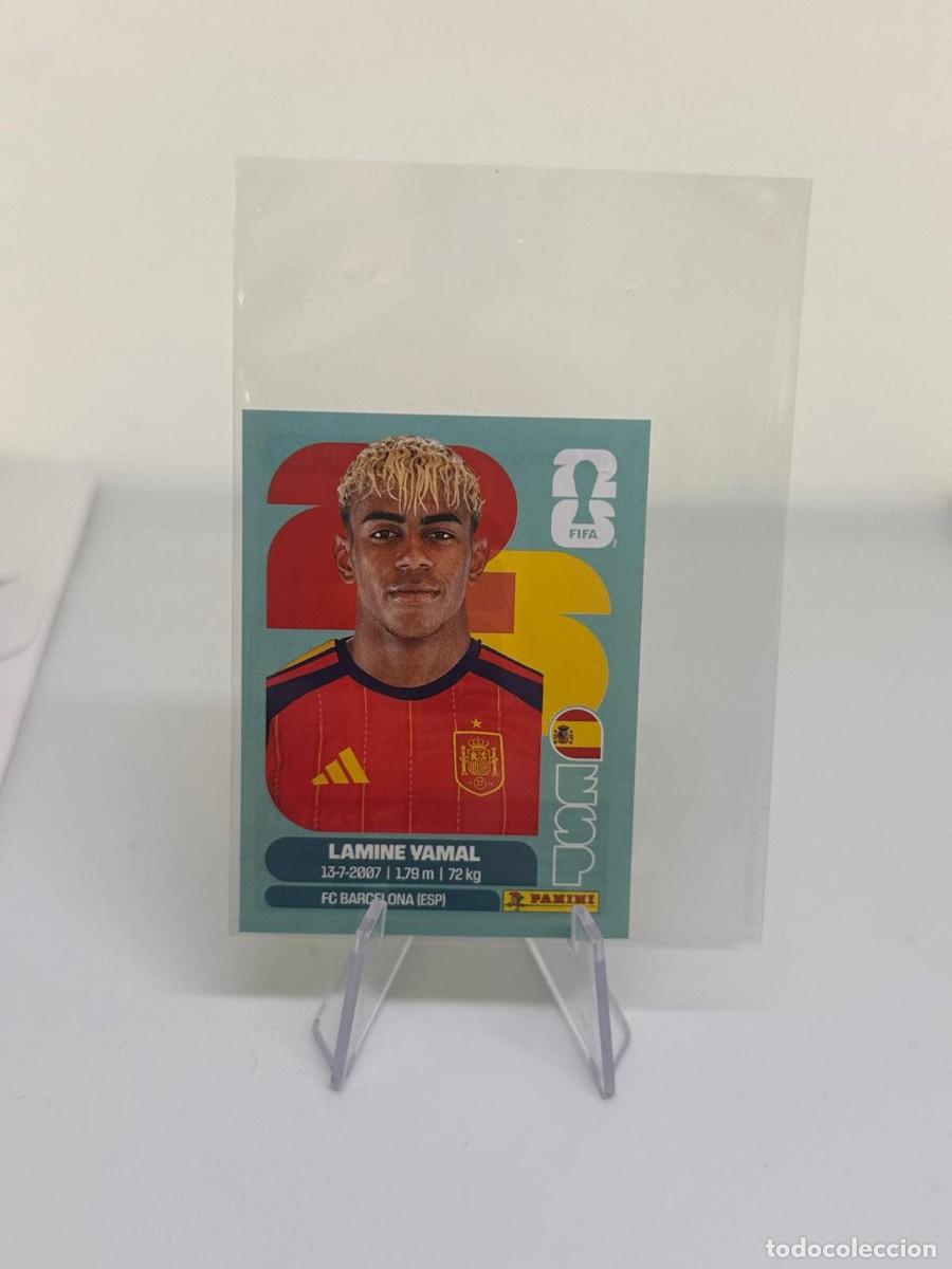 Cromos de f&uacute;tbol: Lamine Yamal Espa&ntilde;a Panini Fifa World Cup 2026
